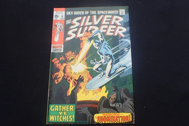 SILVER SURFER Comic Book Vol. 1 Number 12 (Marvel January 1970) MUST SEE!!