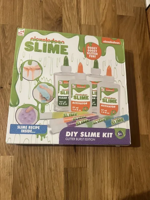 Nickelodeon DIY slime kit Glitter burst edition. Perfect kids gift.