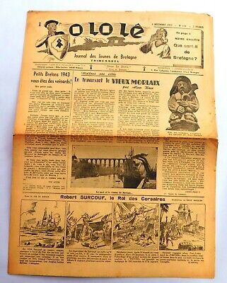 O lo lê n°14 du 16 mars 1941 LE RALLIC Journal illustré des Petits Bretons 