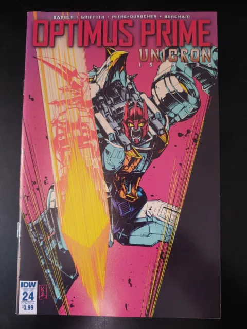 🤖 OPTIMUS PRIME #24a (transformers)(2018 IDW Publishing Comics) FN Book