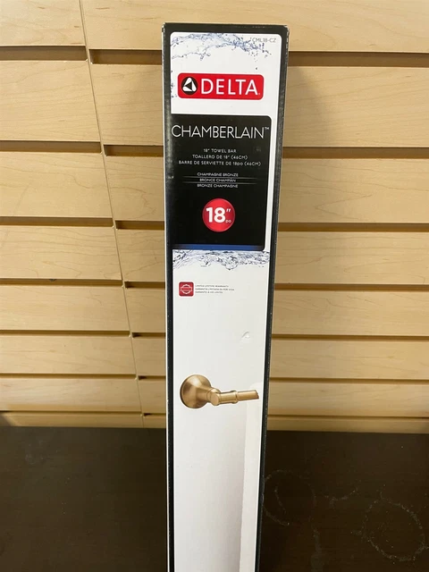 Delta Chamberlain 18 in Towel Bar Champagne Bronze CML18-CZ