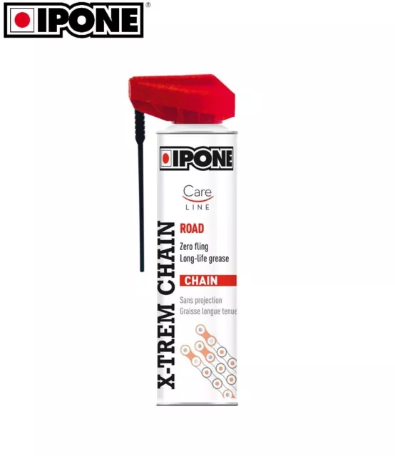 AEROSOL Graisse Lubrifiant Chaîne IPONE 250Ml Vélo moto scooter quad ATV