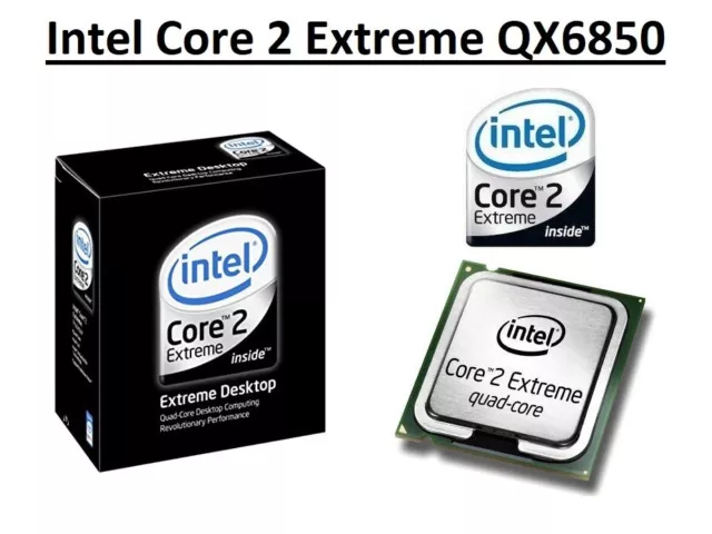 Intel Core 2 Extreme QX6850 SLAFN Quad Core Processor 3.0GHz,Socket 775,130W CPU