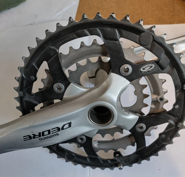 Pédalier Shimano FC-MC16 (VIA) 175mm - Plateau Triple 24/34/42 Dents - Occasion Pour VTT/Vélo