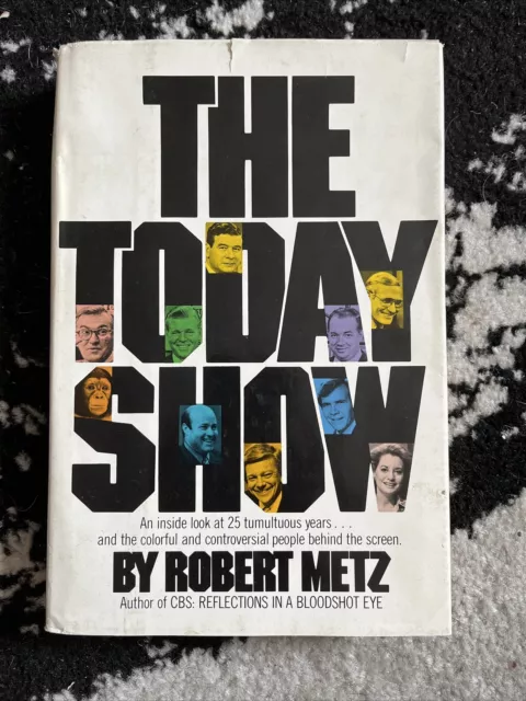 Signed First Edition The Today Show Robert Metz 1977 Hardcover Dust Jacket 2