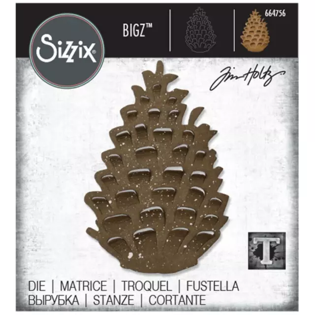 Sizzix Tim Holtz Bigz Die Set - Pinecone - 664756