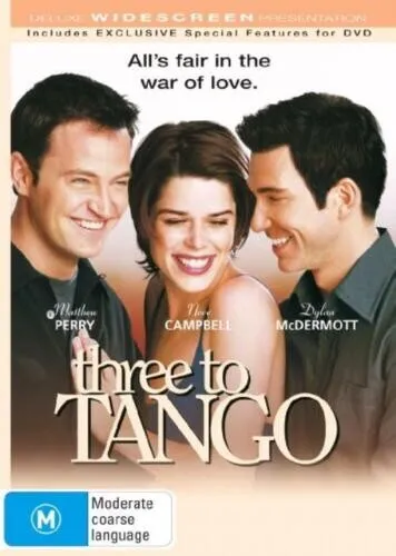 Three To Tango DVD - Neve Campbell (Region 4, 2000) Free Post
