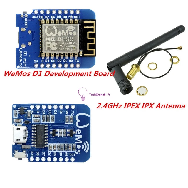 ESP8266 ESP-12 NodeMcu Lua WeMos D1 Mini WIFI CH340G Development Board Antenna