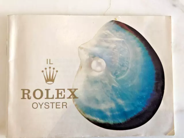 Libretto/Opuscolo Rolex Oyster