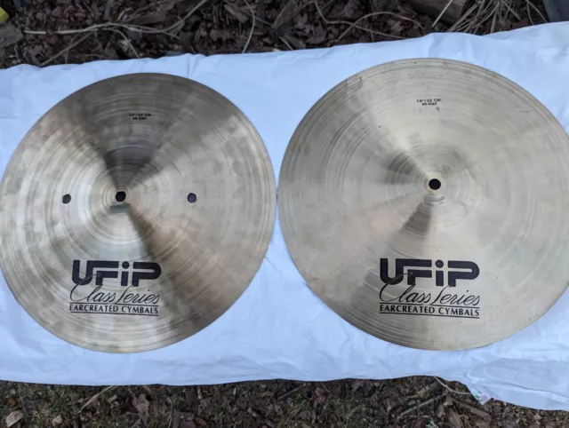 Ufip 14" Class Series Hihat Cymbals Excellent!