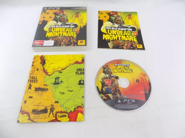 Mint Disc Playstation 3 Ps3 Red Dead Redemption Undead Nightmare - Inc Manual...