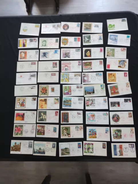 Lot 50 Diverses Enveloppes Premier jour