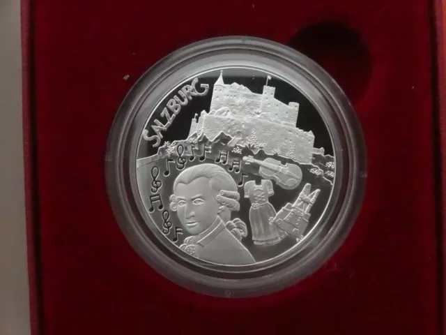 Österreich, 10 Euro, Salzburg, 2014, Silber, PP, im Etui, original 2