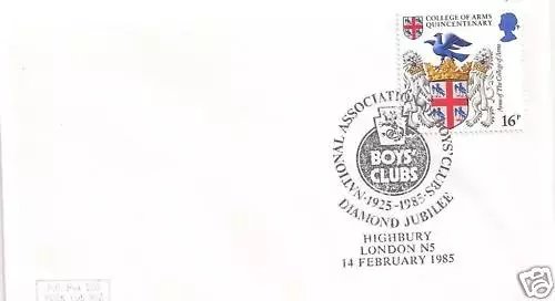 (04157) Cover Boys Clubs National Association Highbury