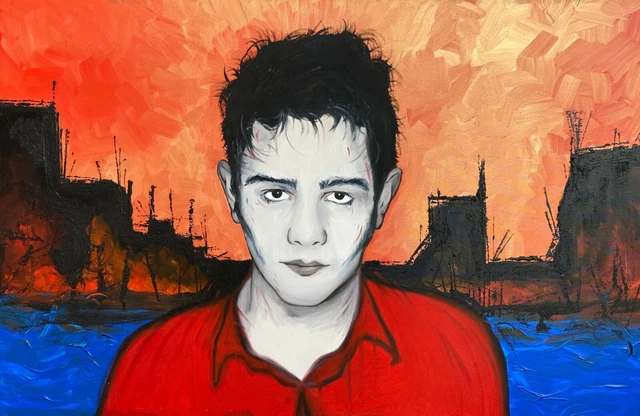 Stephen Harwood Original Pintura Al Óleo Británico Artista Decorac Retrato Arte