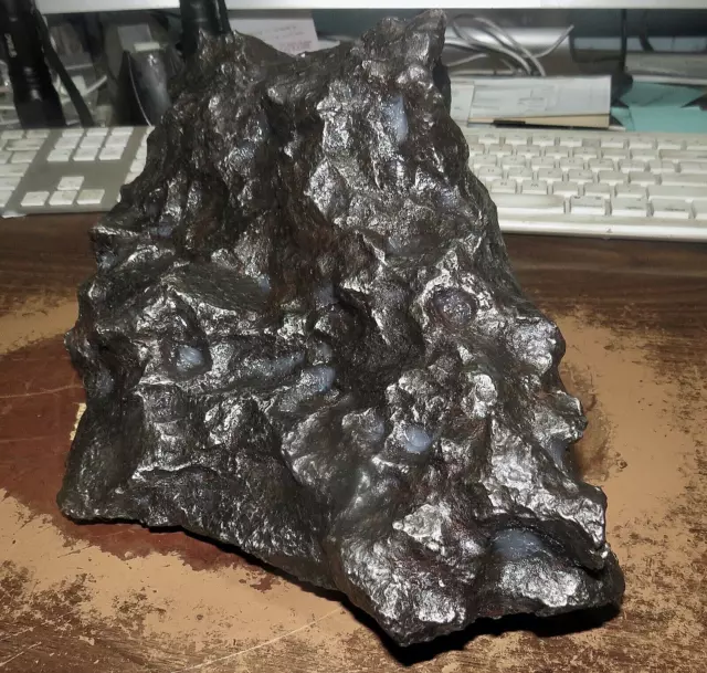 Huge 23.5 Kgm   Campo Del Cielo Meteorite  Aaa Museum  Grade 51.7 Lbs. Oriented 2