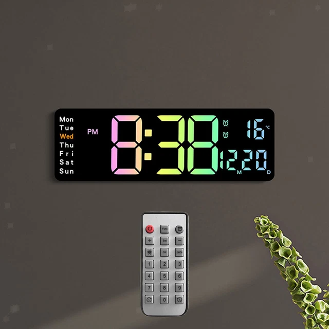 49 Migliore orologio da parete digitale led nel 2024 In base a 434