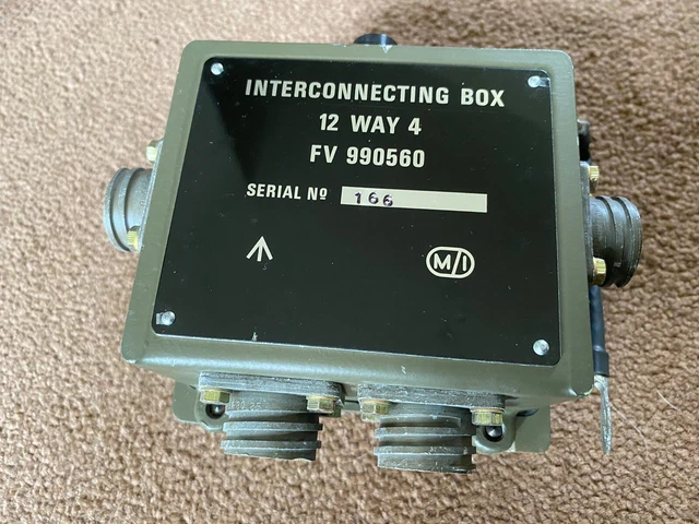 Clansman Interconnecting Box 12 Way 4 New Old Stock Fv 990560