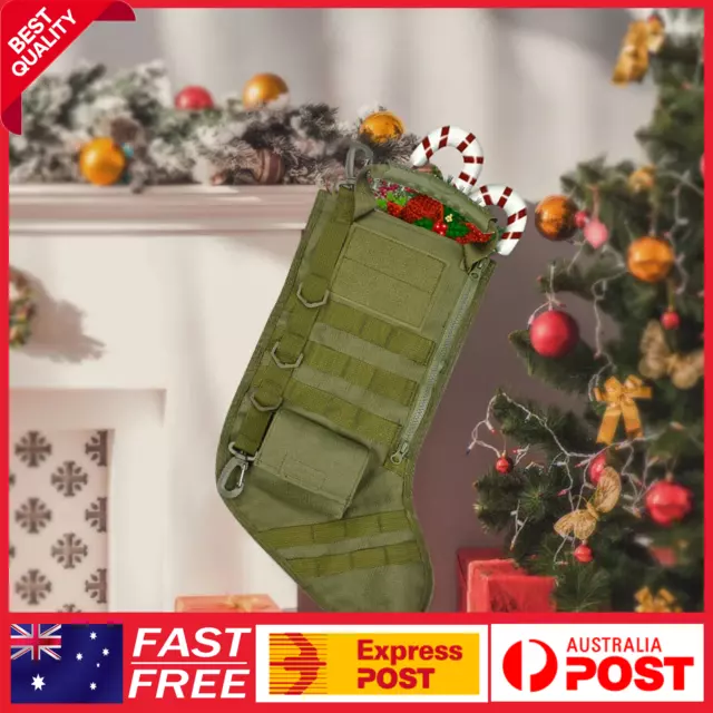 Tactical Molle Stocking Bag Christmas Gifts Storage Bag Military-Pouch Xmas Sock