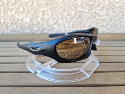 Oakley Oakley Pocket Polished Black OO Blue Iridium Rare Vintage Collector 