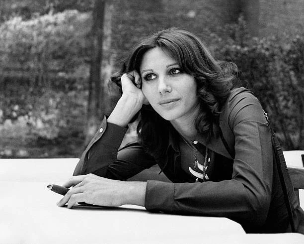 ITALIAN ACTRESS PAOLA Pitagora Sitting With A Cigar Between Her Rome