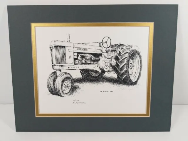 Limited Edition John Deere Model 50 Tractor Print - B. Facklam - Signed #10/500