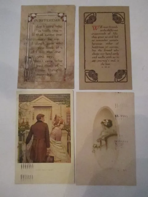 20 Vintage Postcards - Various Artists - Pre 1911 - Collectible - Lot C  Tub Abc