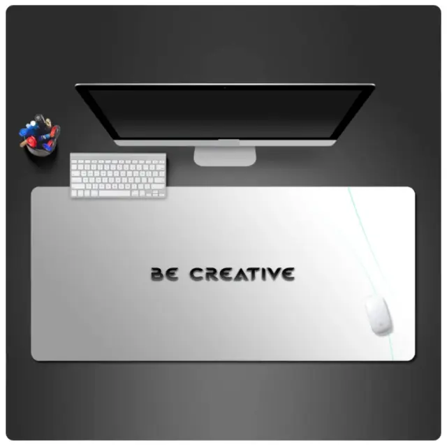 XL Gaming Mouse Pad Rubber Computer Game Mousepad Desk Abstract Be Creative