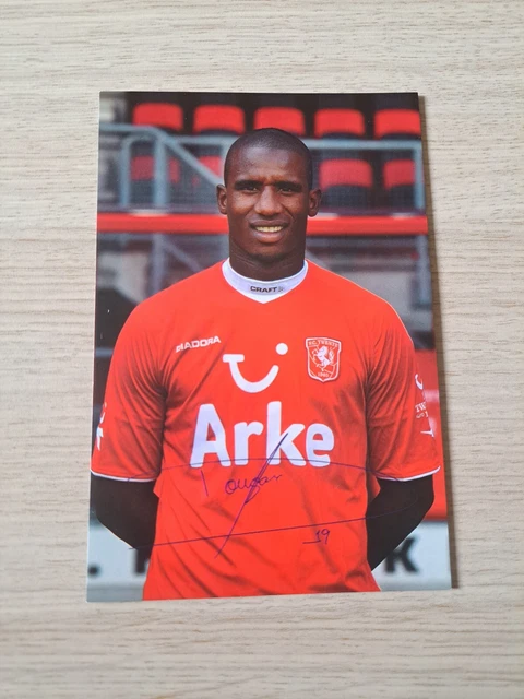 DOUGLAS (BRAZIL) # FC TWENTE - 6x4 OFFICIAL AUTOGRAPHCARD UNSIGNED