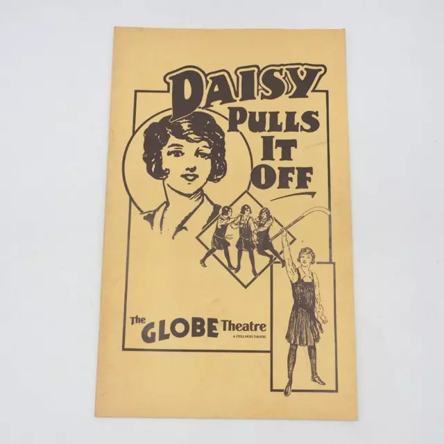 Vintage Theater Programm Daisy Transportiert Es Ab Globe Theater April 1985