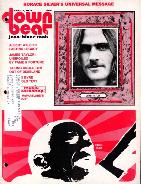 Down Beat April 1, 1971 - Albert Ayler, James Taylor, Donald Byrd