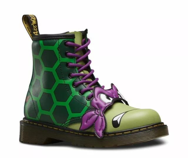 DR MARTENS CHAUSSURES pour Enfants 8 Trou Delaney Donnie J D