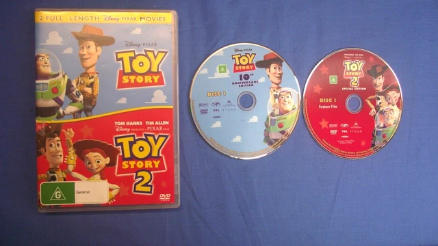 TOY STORY/TOY STORY 2 - DVD - R4 $9.95 - PicClick AU
