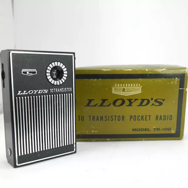 Lloyd's 10 Transistor Vintage Pocket Radio Model TR-10G READ