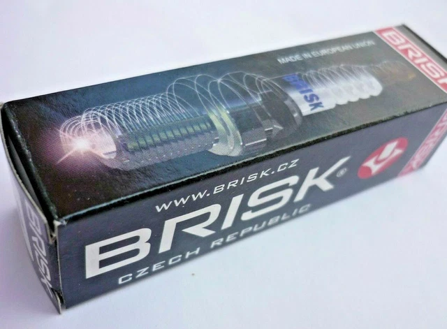 Brisk P15 Spark Plug New Original Box NOS Replaces Bosch WS5E WS6E WS7E and NGK BM7 BM7A