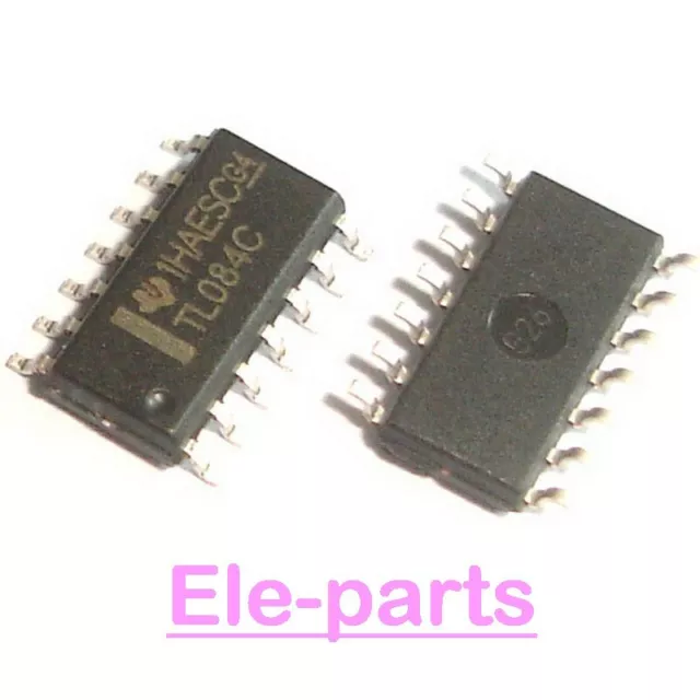 10 PCS TL084CDR SOP-14 TL084CD TL084C TL084 SMD-14 AMPLIFIERS IC Chip IC