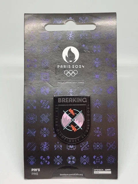 Pin's Officiel Des JO Paris 2024 – Pictogramme Basket – Neuf Avec Boîte