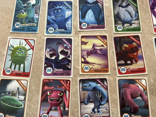 MONSTERS UNIVERSITY SCARE Card 36 Set, Disney Park Exclusive 567.70 -  PicClick UK