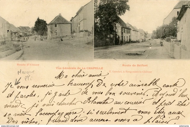 CPA 90 - La Chapelle Des Pales (Territoire-de-Belfort) - Dos Non Divisé