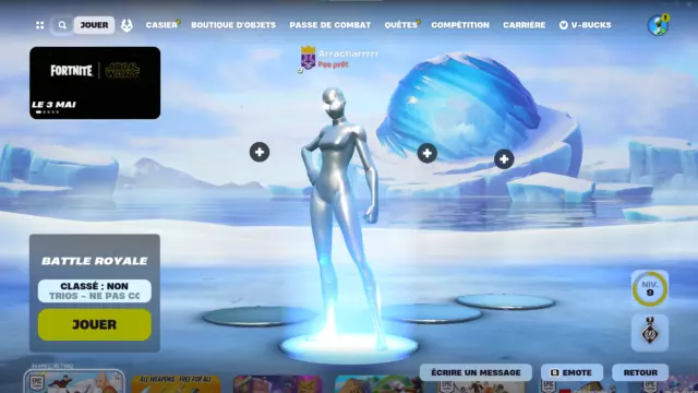 Compte Fornite depuis la saison 3 en plus du compte Epic Game