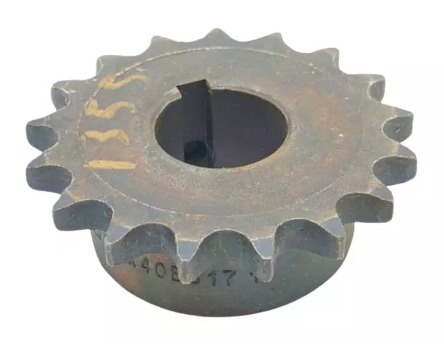 Martin 40BS171 Roller Chain Sprocket 1" Bore 1/2" Pitch 17-Teeth 40 Chain