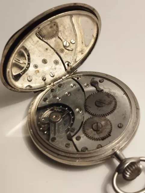 Montre De Poche Ancienne Argentan Brevet Suisse À Restaurer