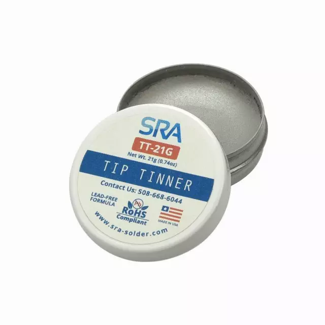 SRA Lead-Free Tip Tinner 21g container