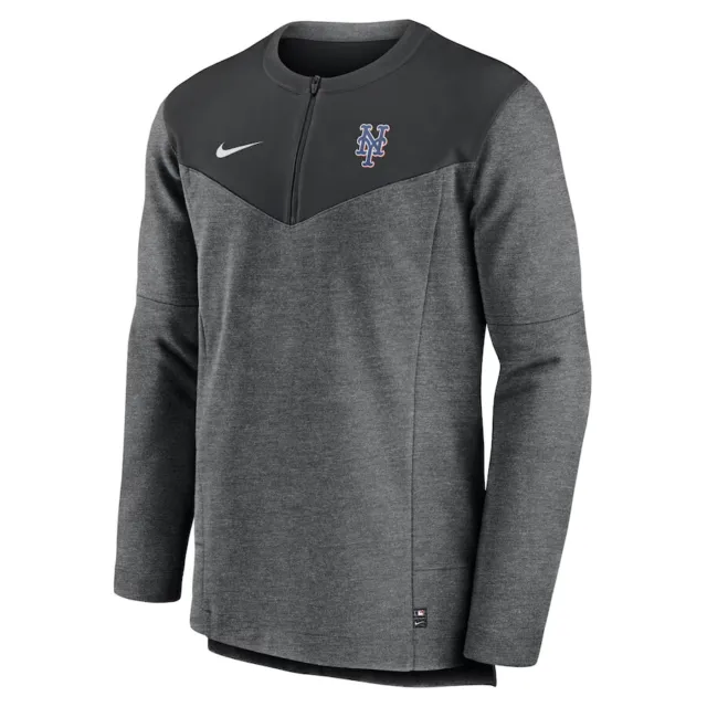 New York Mets Nike Authentic Collection Game Time Performance Half-Zip Jacket