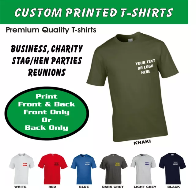 Personalizza le tue magliette stampate personalizzate... abbigliamento da lavoro...feste... nome o logo