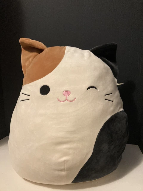 Squishmallow s Kellytoy Plush 16'' Cameron Cam The Calico Cat Rare