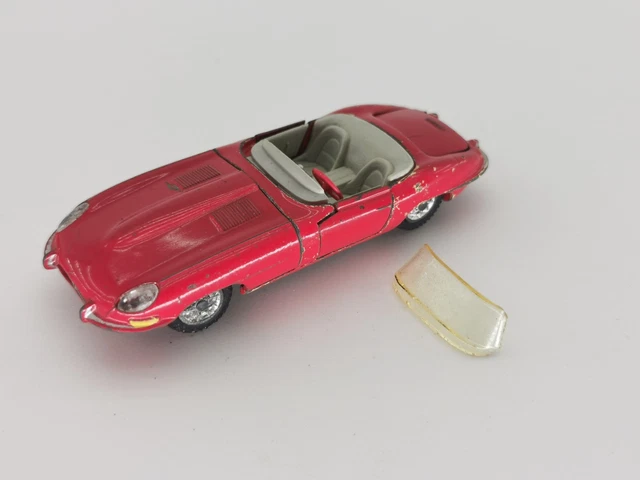 Miniature Tekno – Jaguar Type E Rouge Avec Hard Top – Danemark – Vintage
