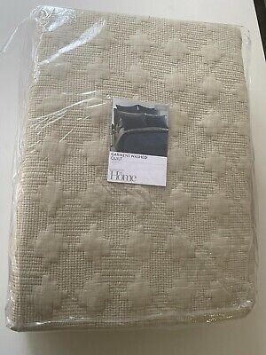 Nordstrom at home, garment washed quilt, Beige oatmeal retail $169