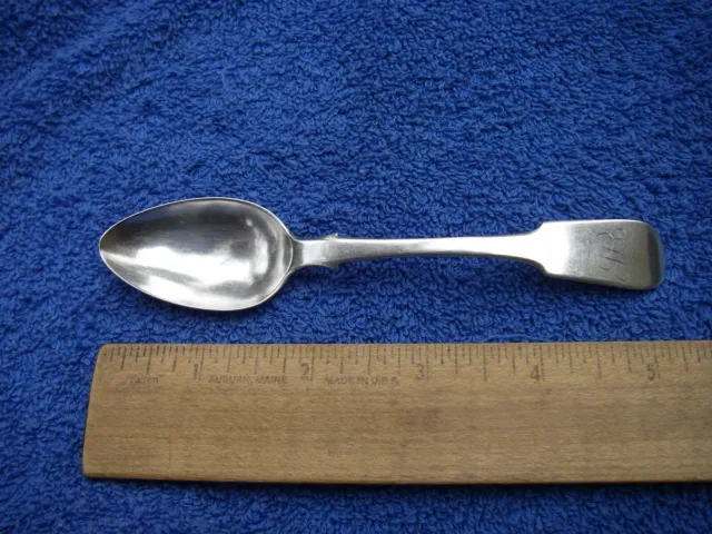 Good CANADIAN Coin Silver TEASPOON-George SAVAGE & SON-Montreal