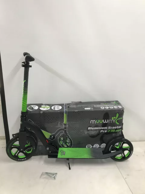 muuwmi Aluminium Scooter Pro – Tretroller, 230/205 mm,